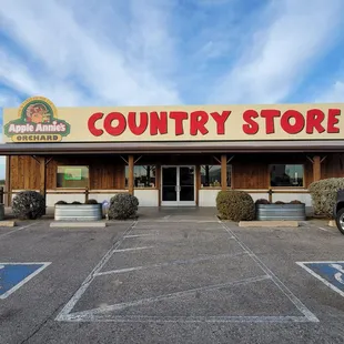 the front of the store