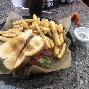 BLT WITH FRIES!