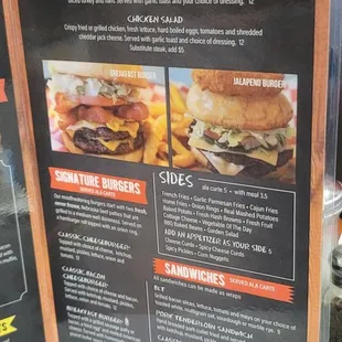 Lunches sandwiches big hand patted burgers