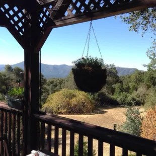 View from the outdoor patio.