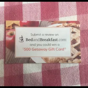$500 "Contest" for good reviews. Violation of Yelp rules.