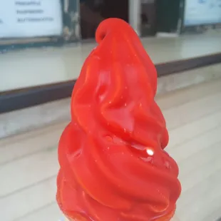Cherry dip cone!