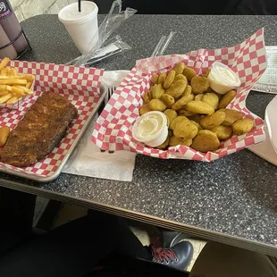1/2 Rack. Fried Pickles