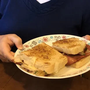 Fried Bologna Sandwich