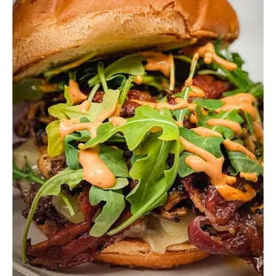 Pigs Gone Wild Brekky on Brioche Bun