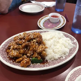 Sesame chicken combo