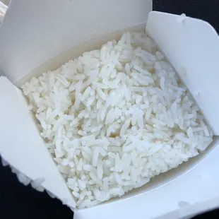 a container of rice