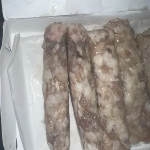Molded breakfast sausage