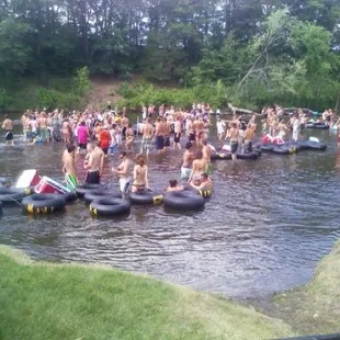 Party at the sandbar