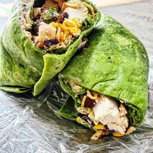 Southwest chicken wrap