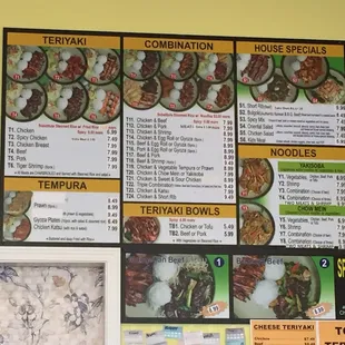 Left half of their menu