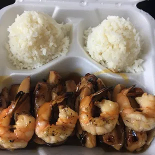 T-13  Chicken and Prawn teriyaki $8.99