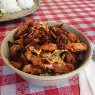 Spicy chicken teriyaki bowl