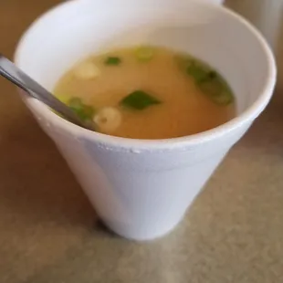 Miso soup (free)