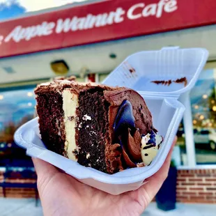 Chocolate cheesecake cake