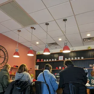 customers sitting at the counter