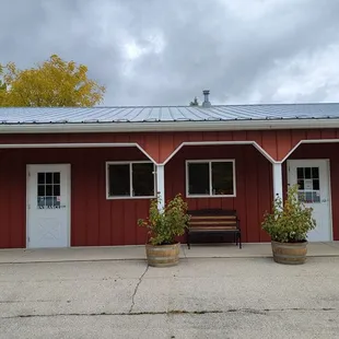 Exterior view of the winery.