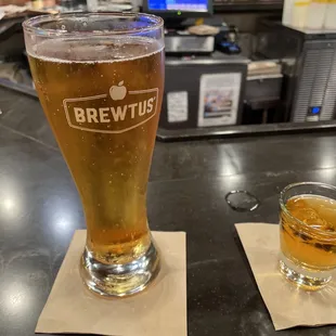 Modelo and a Jameson Pour