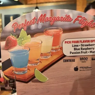 Something different Margarita Flight -fun!