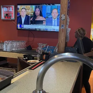 Bar area on the right side of the restaurant....