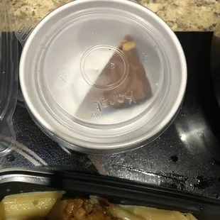 No ice cream for the brownie