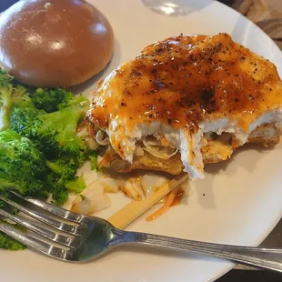 Sweet and spicy grilled chicken sandwich was delicious