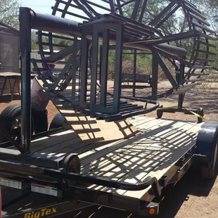 Spiral Stair Case Headed to Its New Home