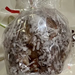 Almond Joy candy apple