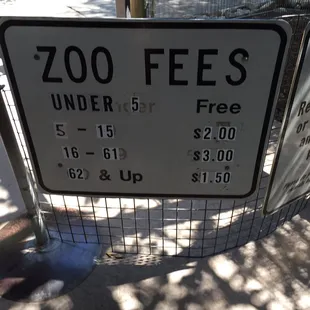 Appropriate cheap pricing...the two of us were only 3 dollars...WORTH IT. so one adult could bring a few little ones