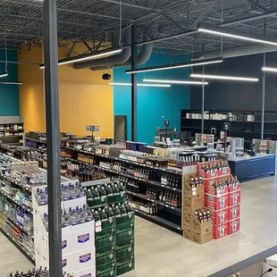 the inside of a grocery store