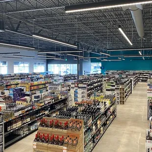 the inside of a grocery store