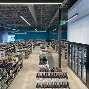 the inside of a grocery store