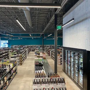 the inside of a grocery store