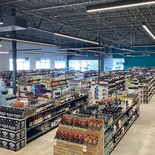 the inside of a grocery store