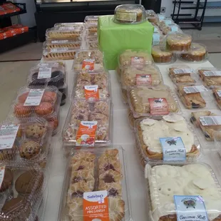 Nice selection of baked goods!