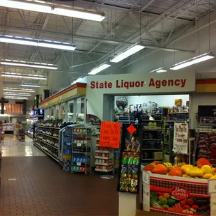 The liquor store