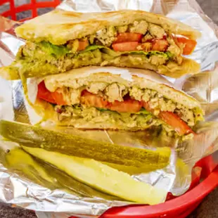 Have you tried our Grilled Chicken Pesto Panini yet? It&apos;s mighty tasty,