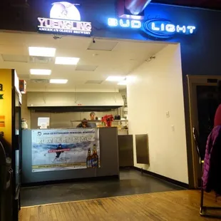 This restaurant is INSIDE the bar.