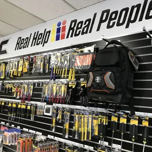 Tools -Store Front Parts Counter