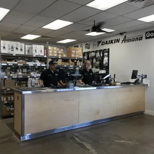 Store Front Parts Counter