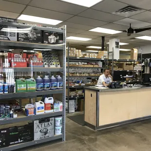 Store Front Parts Counter