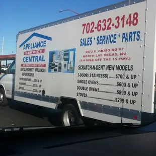 Delivery truck