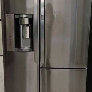 I bought this Awesome Lg refrigerator and  I love it. It saved me around 500 compared to the price at homedepot. I will definitely go back !