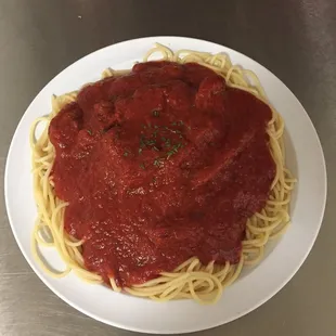 Italian Sausage spaghetti