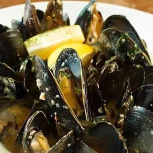 Mussel Monday! Every Monday this dish is only $7!! Other days its $14...