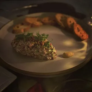 Steak tartare.