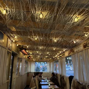 the interior of the restaurant