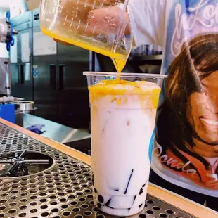 Golden Milk Boba