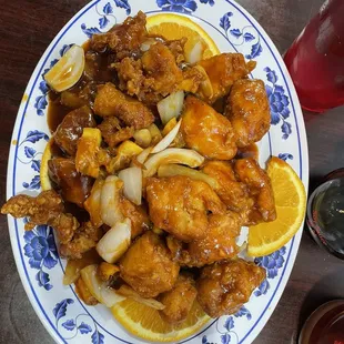 orange chicken