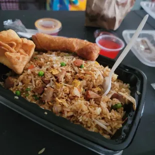 Pork combo fried rice